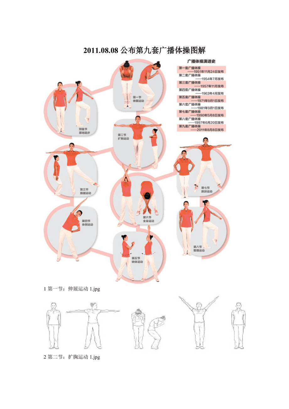 最新第九套廣播體操教程詳解
