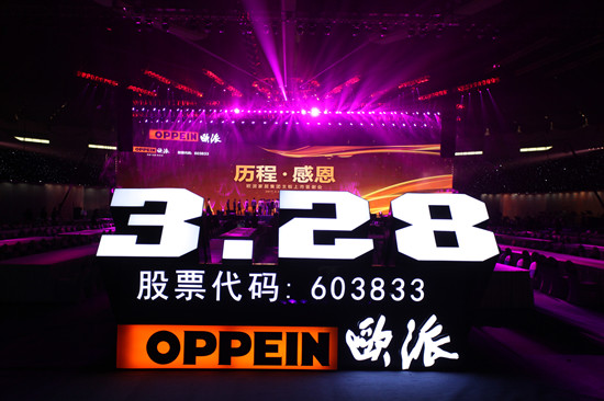 歐派上市,家居新篇章,溫馨故事再續